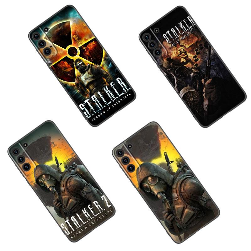 Чехол для телефона Game Stalker Clear Sky Black из силикона для Samsung Galaxy S23 S21 S20 FE S24 S22 Ultra S10E S10 S9 S8 Plus