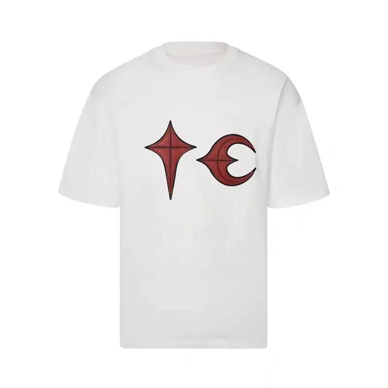 Unisexs Oversized Casual Tshirt Comfortable and Breathable Clothing American Street Short Sleeved Trendy and Cool