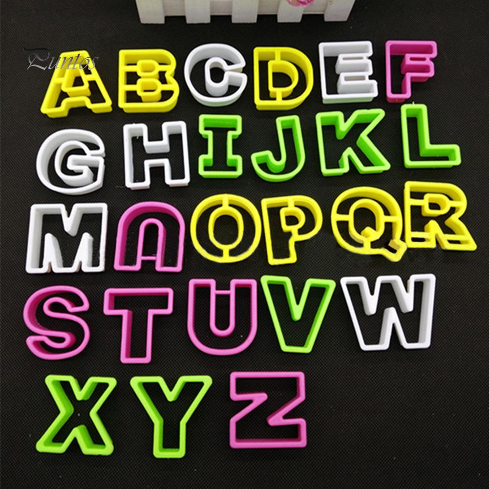 Пластиковая форма Puntos AZ 26 с буквами, формочка для печенья, помадки, украшения торта, форма для выпечки