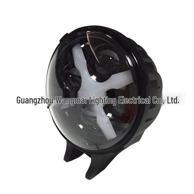 60W LED Headlights with X-Shaped Design for Jeep Wrangler Front Bumper