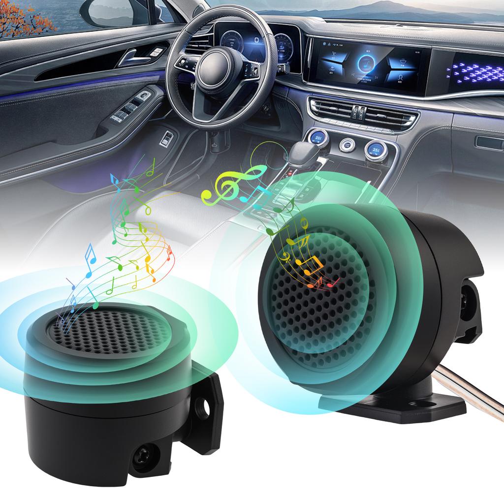 4 шт. 500 Вт Высокоэффективные Мини Купольные Твитеры Профессионального Студийного Качества Высокочастотный Звук Черный