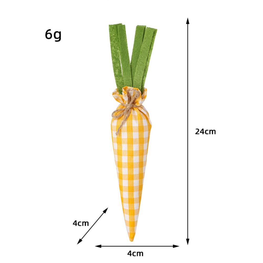 Пасхальная кукла-морковка, подвесная тканевая игрушка для вечеринки, украшение для пасхального декора