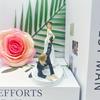 Statues Crafts Bride And Groom Sculpture Rustic Wedding Decor Black and White Design Bride And Groom Statues Resin