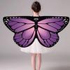 Halloween Cape Realistic Looking Vibrant Color Breathable Ultra-Light Easy-wearing Dress Up Chiffon Halloween Butterfly Wings Toddler Cosplay Costume