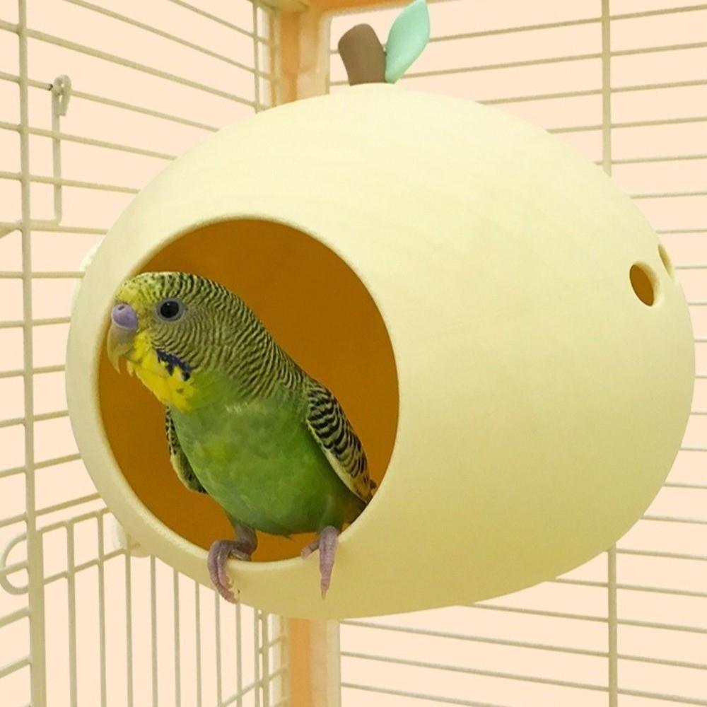 Large Caliber Bird Shelter Plastic Small Pet Sleeping Nest Pet Habitat Parrot Cage Nest Budgerigar