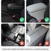 Stylish Car Center Console Cover,PU Leather Car Armrest Cover Prevent Scratches On Center Console,Universal Car Armrest Cushion Car Accessories