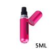 Portable Travel Perfume Bottle 5ml Bottom Fill Liquid Container Cosmetics Spray Dispenser Press Head