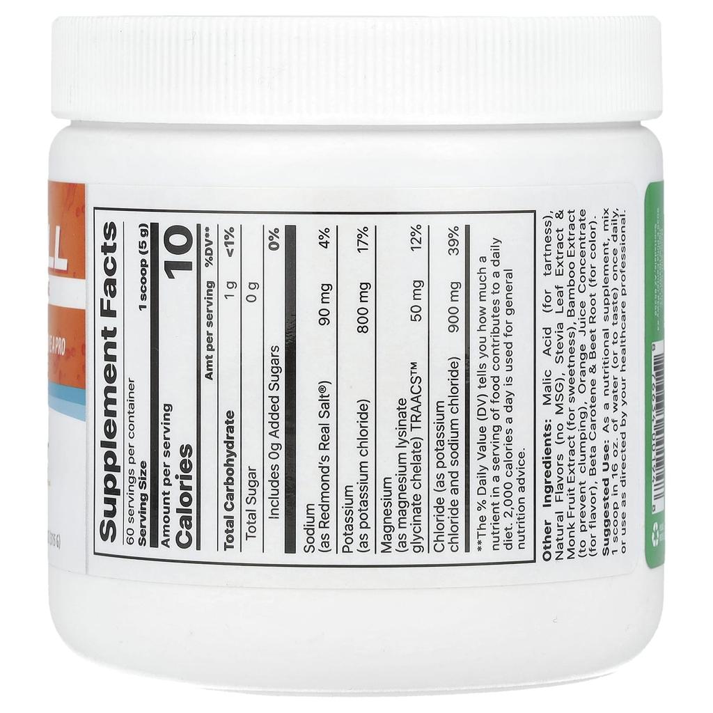 Jigsaw Health Pickleball Cocktail®, Смесь для электролитного напитка без сахара, Апельсин, 11,11 унции (315 г)