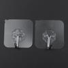 Vogue Strong Adhesive Seamless Stainless Steel Hook Kitchen Bathroom 1pc Waterproof Hooks Hanger