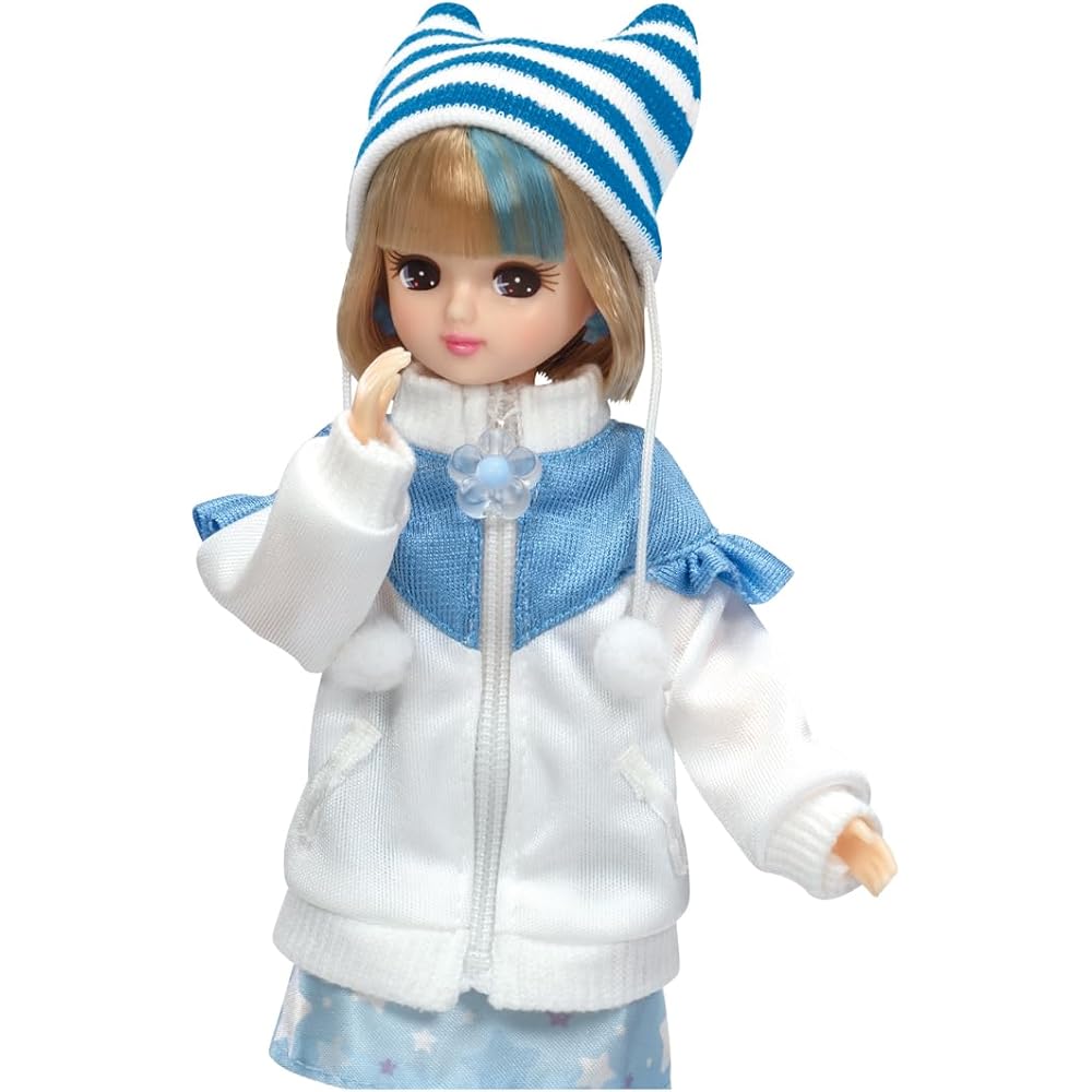 Takara Tomy Licca-chan Doll LD-17 Harajuku Subculture Girl Dress-Up Toy for Ages 3 and Up
