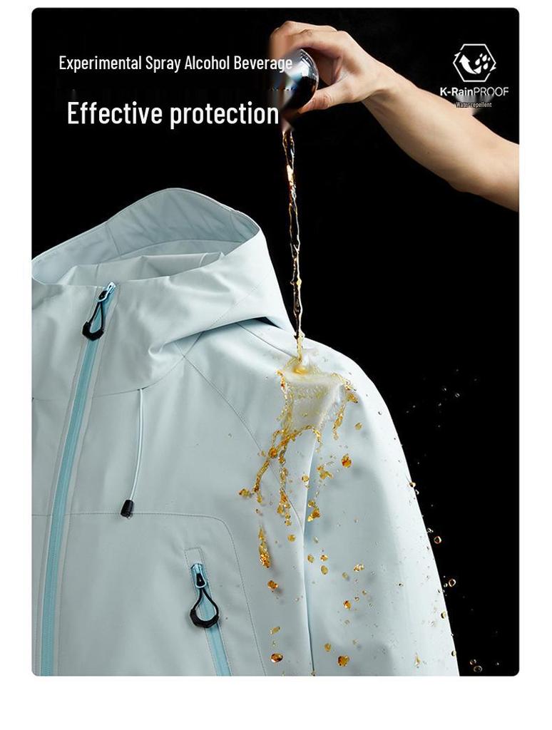 Unisex Three-in-One Outdoor Jacket: Windproof, Waterproof, Breathable, Mountaineering Autumn/Winter Style