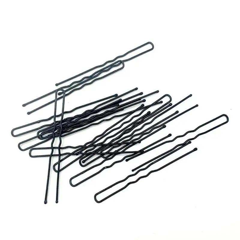 45 шт./компл. вьющиеся волнистые заколки для волос женские заколки и зажимы для волос с круглым носком U-образные шпильки для волос аксессуары для салона