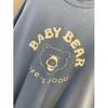 C S In The Room Baby Bear prIntIng looSe Fit SweatShirt Jogger pantS Set 3 Color