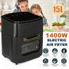 Электрическая фритюрница 15 л, духовка, тостер, гриль, дегидратор, светодиодный сенсорный экран, большая машина для жарки курицы, 6 в 1, настольная духовка