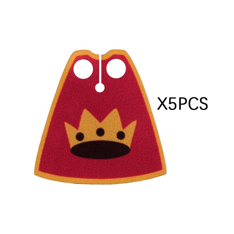 Набор Строительных Блоков MOC Офицерская Накидка Рыцари Льва Средневековье Фигурки Аксессуары Шарф Накидка из Искусственного Меха Блоки Игрушки Подарок Мальчикам