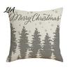 Christmas Cushion Covers for Sofa Snowflake Cover, Holiday Throw Pillow Case, 18x18 Easy Change Inch Decorative Cover Farmhouse Home Winter