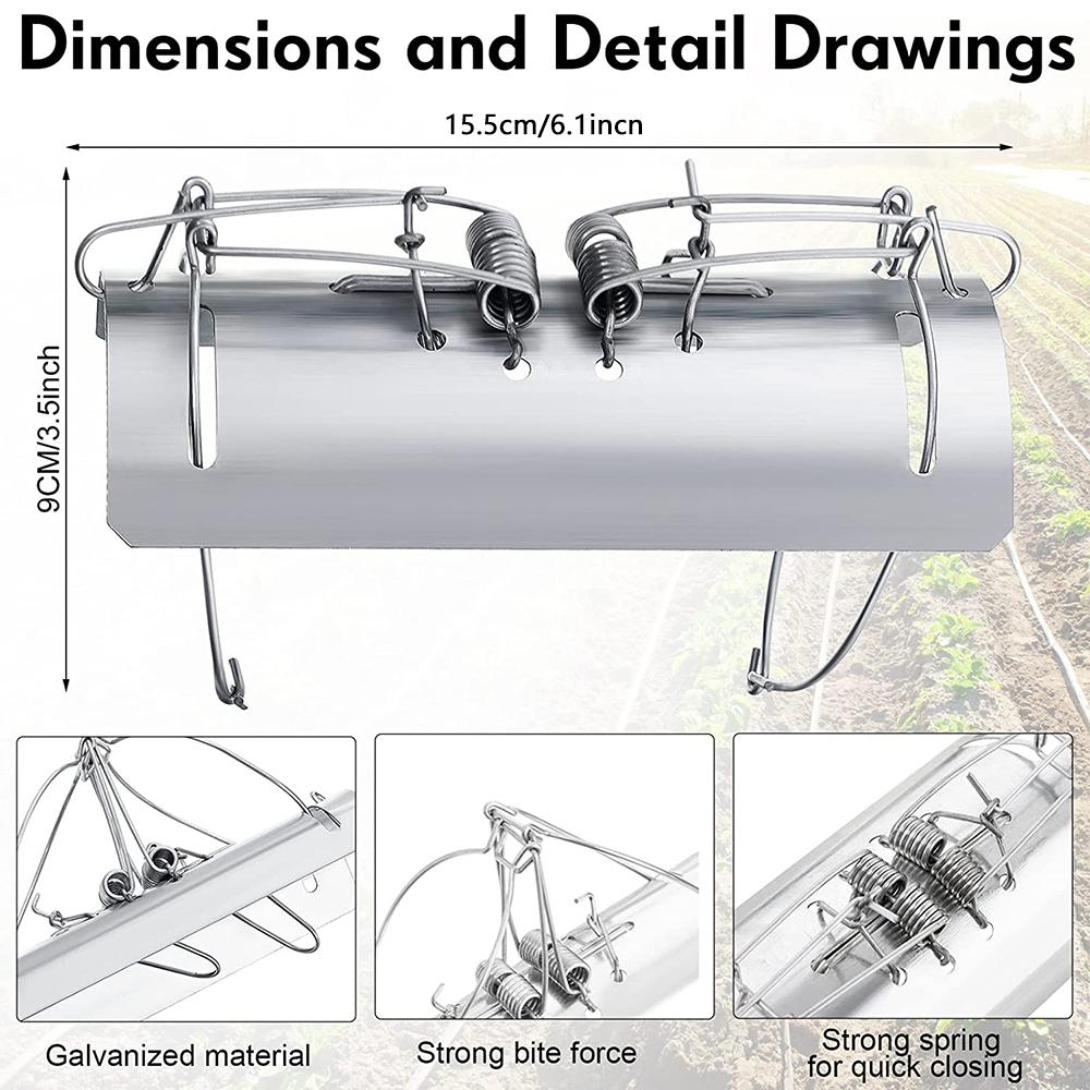 Ловушки для кротов. Легко устанавливаемые ловушки для кротов. Многоразовые и быстрые. Для газонов, дворов, садов.