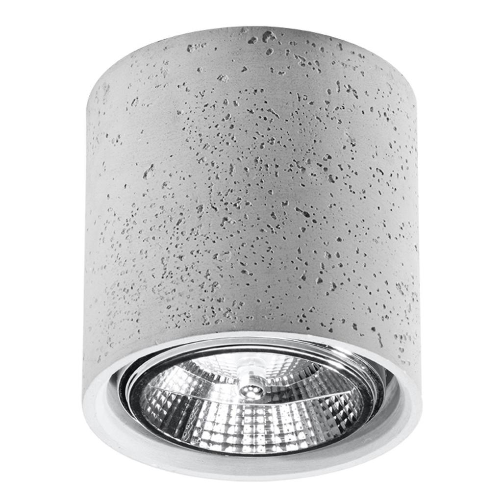 Plafon Nesix 1 Gu10 Szary Beton Lumilo 06.309.45