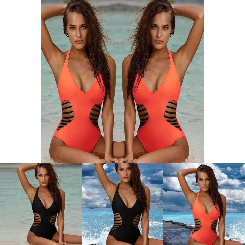 Swimwear Sexy Womans One Piece Swimsuit Monokini Bathing Bikini Padded Push Up