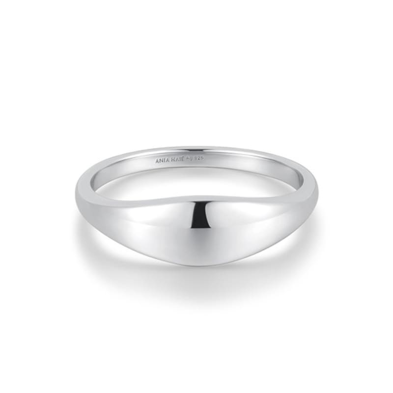 ANIA HAIE Plain Dome 925 Silver Ring R058-05H