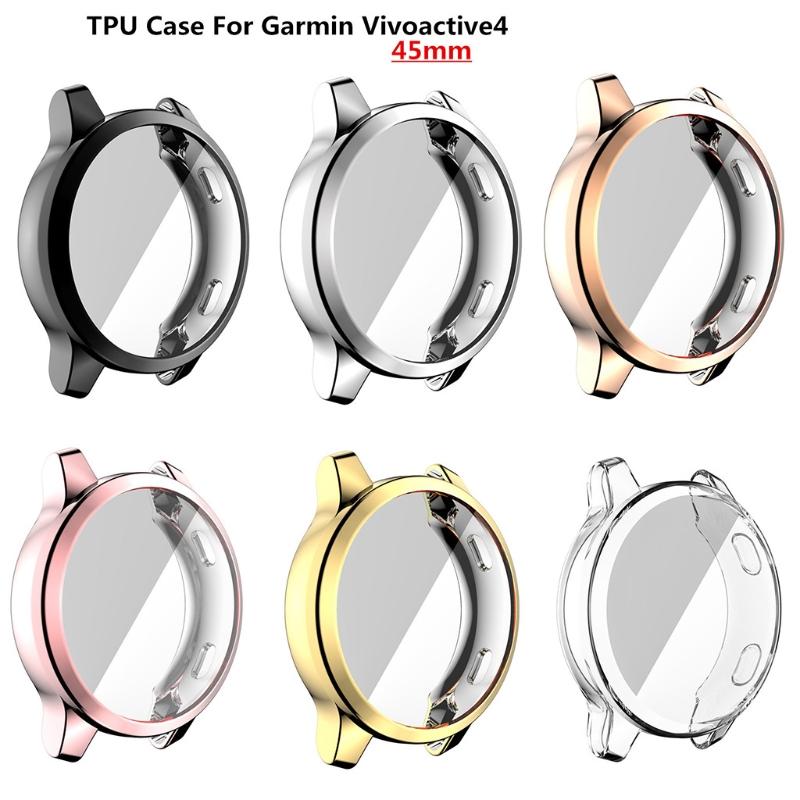 Защитный чехол-бампер для часов Vivoactive 4 45 мм, полный чехол, защитная рамка, ударопрочный