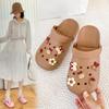 Fashion Outerwear Girl Heart Non-slip Beach Cool Slippers Women's Summer Sweet and Cute Soft Platform Hole Shoes