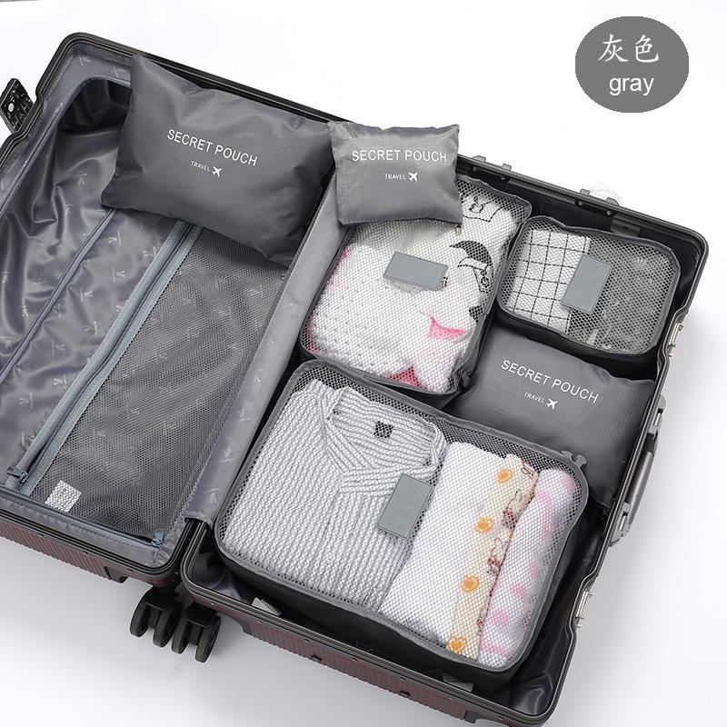 6pcs Travel Organizer Storage Bags Portable Travel Suitcases Organizer Travel Bag For Women Luggage Organizer Clothes Shoes Bag