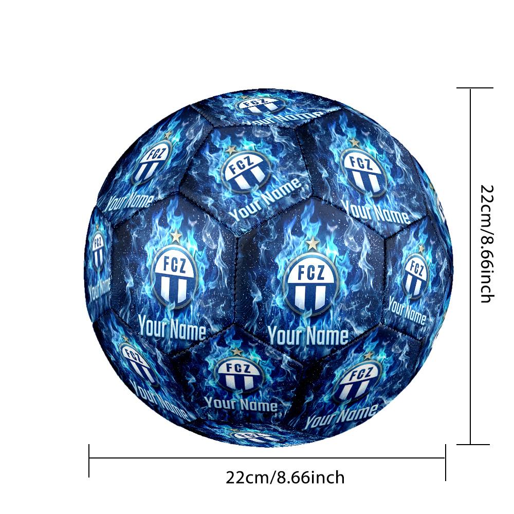 Size 5 Football Custom Name Text, Outdoor Training Soccer BallFC Zürich