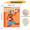 Disney oil painting kit painting art Goofy bedroom wall decoration handmade diy gift
