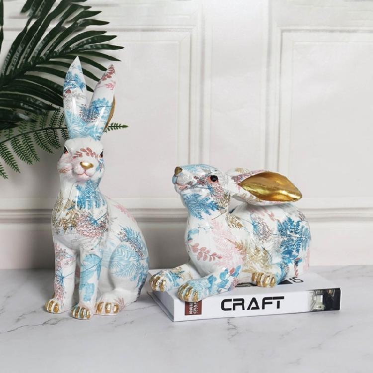 Садовая статуэтка Пасхального кролика для Дня благодарения, украшение для микро-ландшафта, подарок