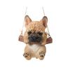 Ubia French Bulldog Hanging Ornament, 10 X 9 X 14.5 Cm, Doll Figurine, Animal Ornament, Garden Decor, Dog, H18302