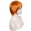 Short Pocket Monster Misty Orange Wig Halloween Cosplay Costume Wig For Women Party Hair Heat Resistant Synthetic Fiber