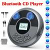 Портативный CD-плеер с Bluetooth-перезаряжаемым Discman с динамиками CD-плеер Walkman с USB-передатчиком Bluetooth