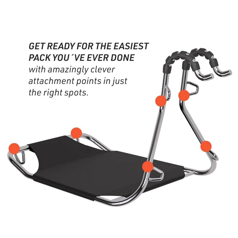 Metal Bike Basket Front Rack Carrier Luggage Shelf Bracket Bike Front Rack Carrier for MTB Road Bicycle