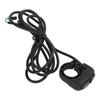 2 In 1 Motorcycle Headlight Horn Switch Handlebar Control Button Set for Electric Bike Scooters