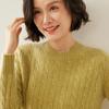 Women's Cashmere Sweater Qinghe Cashmere 100% Cashmere Autumn and Winter Cashmere Thickened Pullover Soft and Warm