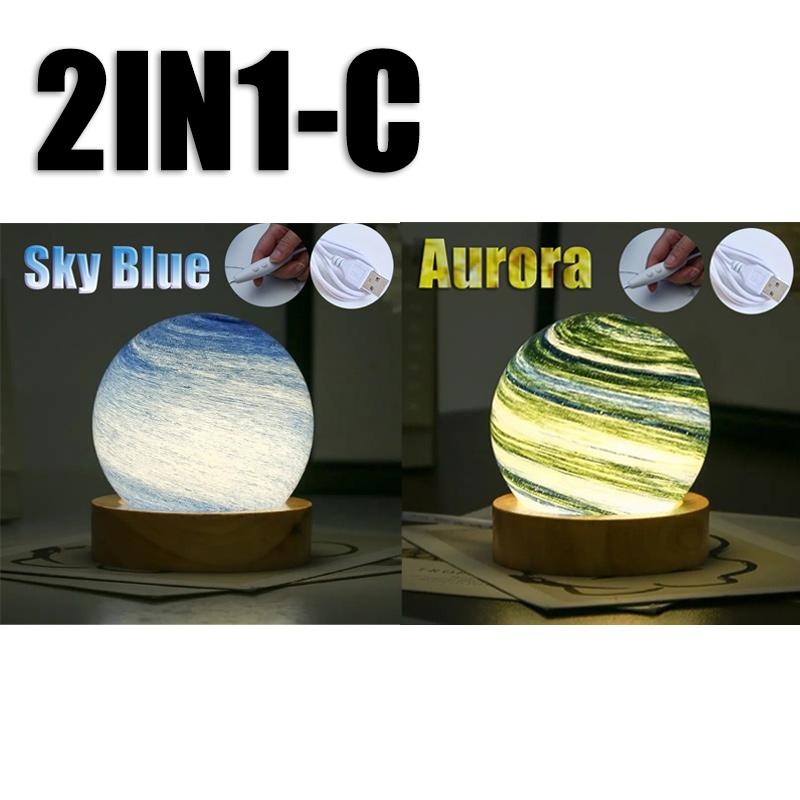 Фонарь Закат Настольная Лампа Атмосфера Радуга Лампа Блуждающая Планета Маленькая Ночная Лампа Спальня Прикроватная Лампа Подарок На День Рождения