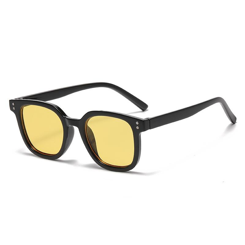 7309 цветные солнцезащитные очки женские ретро классические очки с рисунком рисовых ногтей оправа детские милые детские солнцезащитные очки