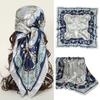 Satin Silk Women Head Scarf Printed Female Shawl Wrap Fashion Large Hair Bandana