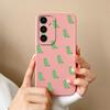 Phone Shell For Samsung A05 A36 A56 A26 S25 Plus Ultra F14 A05S A16 Case Liquid Silicone Lovely Dinosaur Cover Shockproof Protective For Samsung Capas