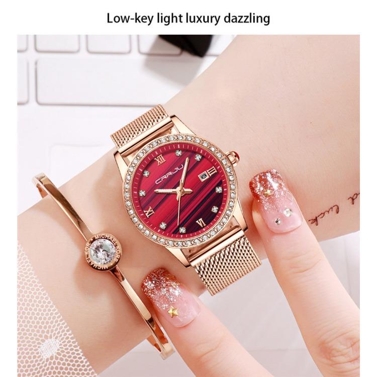 CRRJU-2186 Женские часы Женские модные часы Простые кварцевые часы