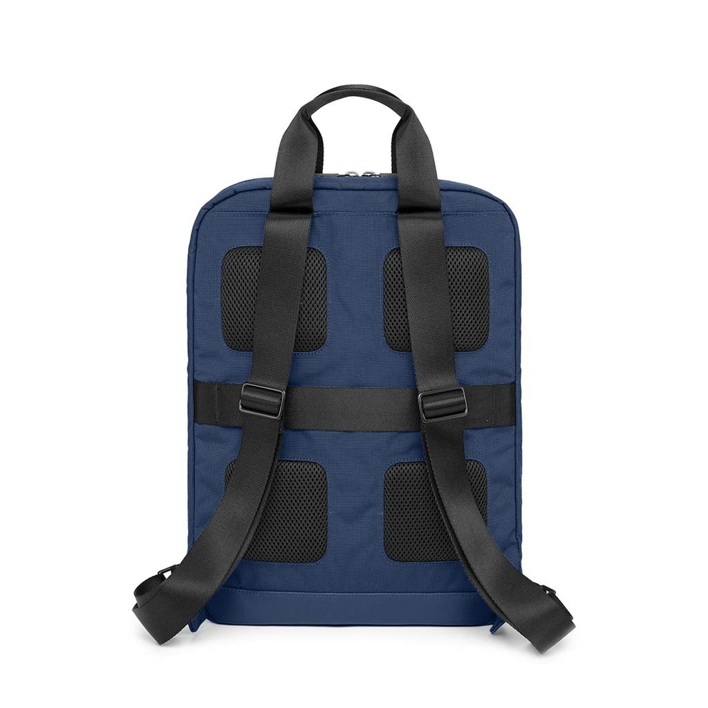 Moleskine ET926MTDBVK6 Business Backpack with 15-inch Laptop Storage, Moss Green, Metro Vertical Device Bag, Sapphire Blue