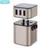Универсальный адаптер для путешествий Engu с USB-A и USB-C