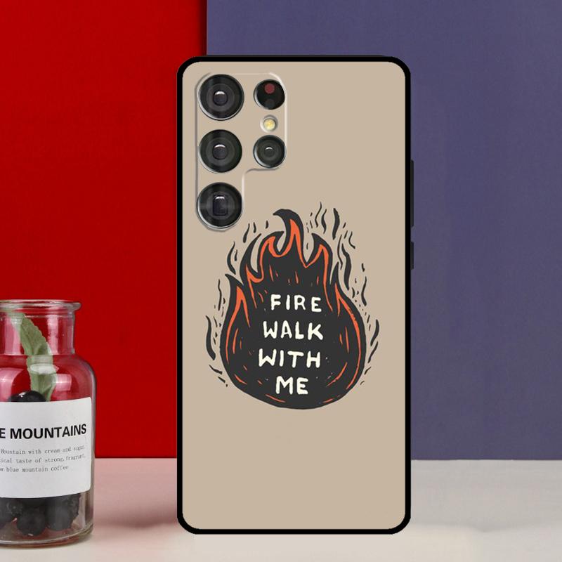 Fire Walk With Me Twin Peaks Чехол для Samsung Galaxy S25 Ultra S9 S10 S20 S21 S22 Plus S23 FE S24 Ultra
