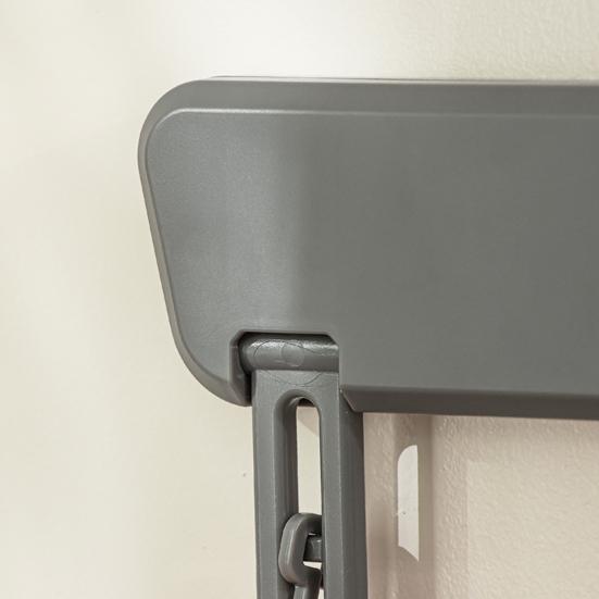 Clothes Drying Rack Multiple Clips Foldable Wall-Mounted Strong Load Bearing Windproof Hanger Drying Clip Household Supplies