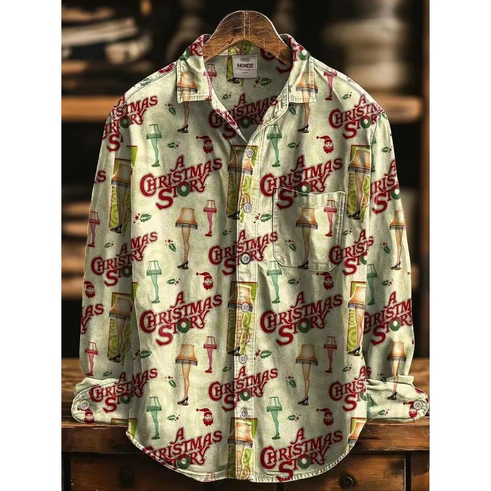 Abstract Casual Fashion Patchwork Design Linen Shirt Floral 3D Printed New Style Comfortable Fit Long Sleeve Casual Shirt