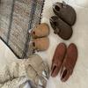 Женские туфли Birkenstocks на два носка 2025 новая осень однопедальные ленивые одинарные туфли ретро на плоской подошве туфли Birkenstocks Doudou