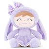 Baby Dolls Plush Doll New Design Rabbit Doll Soft Toys Gir's Birthday Gift 30cm Purple