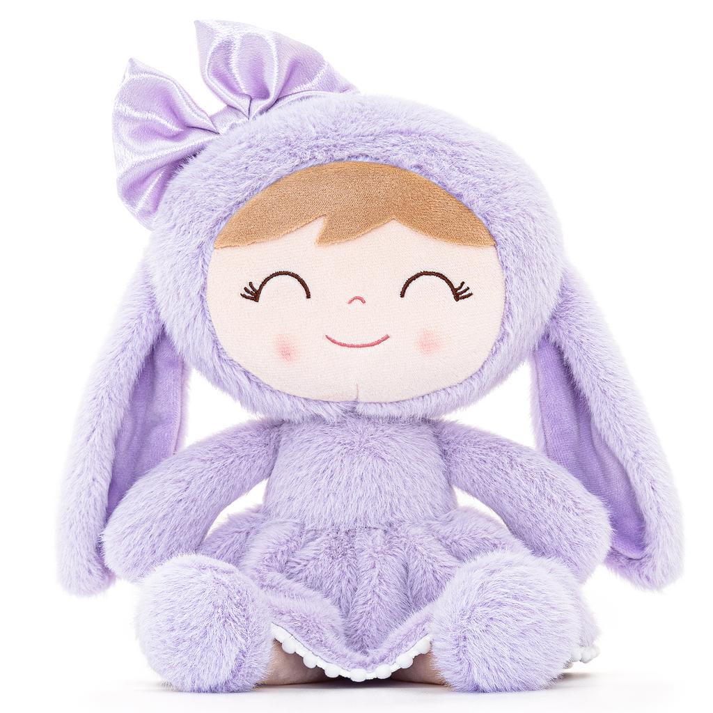 Baby Dolls Plush Doll New Design Rabbit Doll Soft Toys Gir's Birthday Gift 30cm Purple