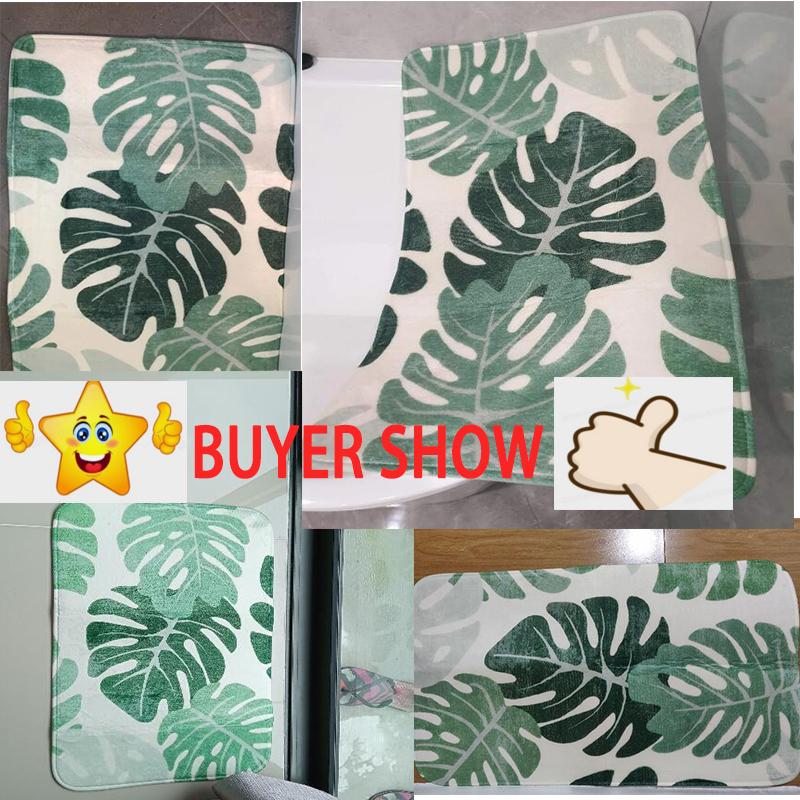 1 шт. Ковер с узором из букв и цветов Современный цветочный коврик для дома Придверный коврик Противоскользящий Богемный Ванная Кухня Сад Маленькие ковры